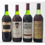 A bottle of Bordeaux 1990 Paul Lafranque,: a bottle of Ch, La Commanderie de Queyret 1985,