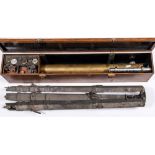 A 3 inch brass refractor telescope:,