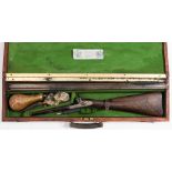 A 19th century French double barrel percussion shot gun by E P Faure Lepage, Paris:,