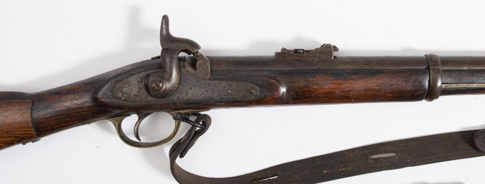 A 19th century percussion cap rifle by Tower, London:, - Image 3 of 4