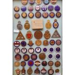A collection of World War One War Service lapel badges: includes 'On Public Service',