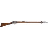 A Martini Henry action rifle 570/450 calibre: serial number 27945',