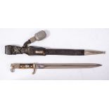 A German Third Reich period Police dagger by Weyersberg, Kirschbaum & Cie, Solignen:,