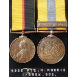 A Sudan pair : awarded to 6522. Pte. H. Morris. 1/Gren. Gds.