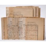 WW1 MAPS: a collection eighteen folding maps.