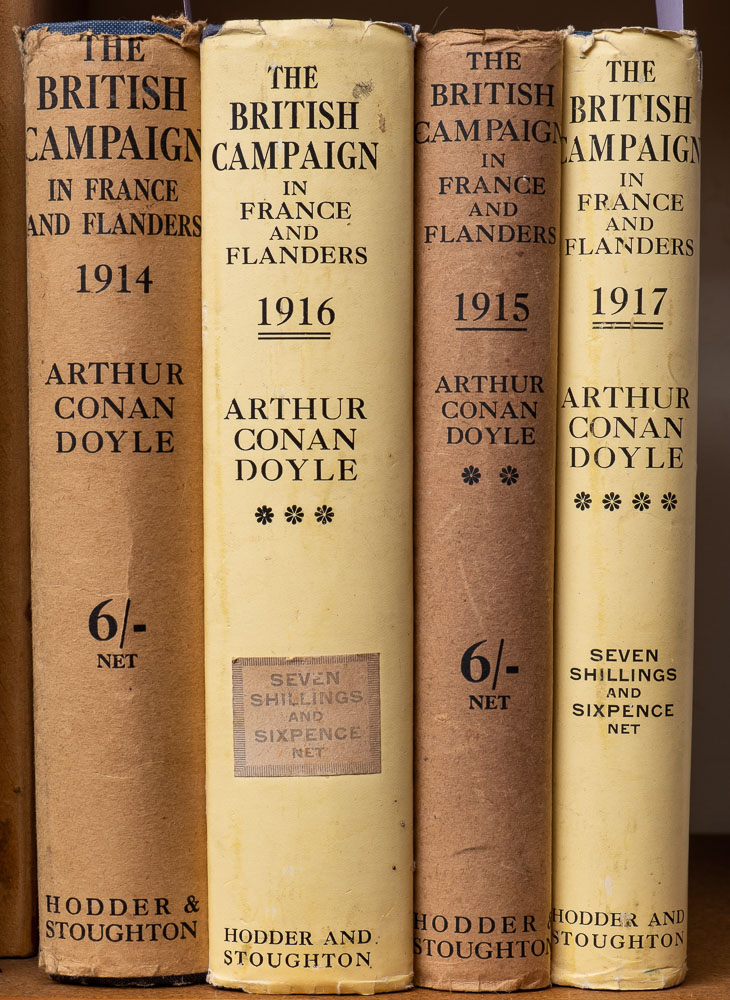 DOYLE, Arthur Conan - The British Campaign in France and Flanders : 1914-1917, 4 of 6 vols.