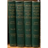 PRATT, Anne - The Flowering Plants, Grasses, Sedges, and Ferns, of Great Britain : 4 vols,