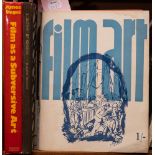 FILM ART: Nos. 6 - 10, org. wrappers, 4to, 1935-37. With 3 other books on related subject.
