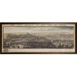 BUCK, S & N - West Prospect of the City of Exeter : large panoramic engraving, size : 780 x 240 mm,