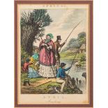 THE FOUR SEASONS : Four beautiful engravings depicting the four seasons of the year,