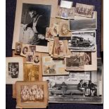 PHOTOGRAPHS : a group of loose carte de viste, cabinet, stereocards and loose photographs,