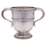 An Edward VII silver twin-handled cup, maker Charles Stuart Harris, London,