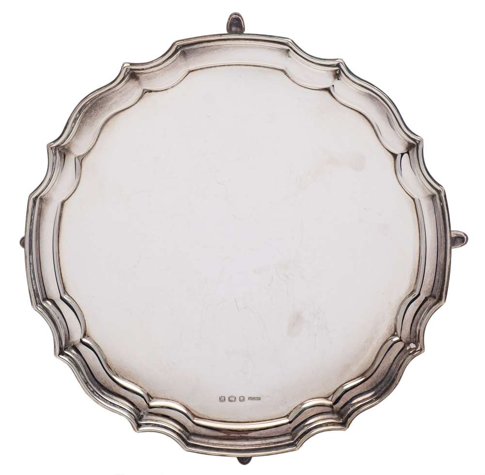 An Elizabeth II silver salver, maker Stone Brothers Ltd, Sheffield,