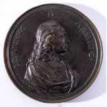 An Italian Renaissance bronze medal: After Selvi, Giovanni Lami (1697-1770), lawyer, bronze medal,