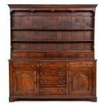 An 18th Century oak dresser,