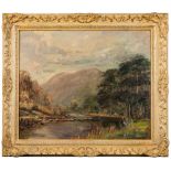 Walter Pemberton [19/20th Century]- Fisherman's Path, Beddgelert,:- signed bottom left,