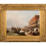 Circle of William Clarkson Stanfield [1793-1867]- The Ducal Palace, Grand Canal, Venice,