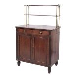 A Regency mahogany chiffonier:,