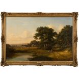 Attributed to George Walter Williams [1834-1906]- River landscape,