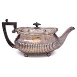 A Victorian silver teapot, maker William Hutton & Sons, London,