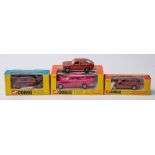 Corgi 260 Renault 16:, dark metallic red body with silver trim,