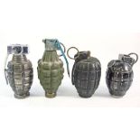 A Mills Grenade: together with an RFX Mark 21 practice grenade,