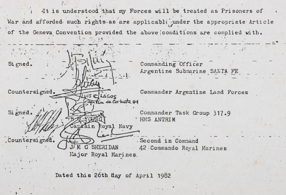 Of Falklands Conflict Interest: two framed minefield survey maps for Stanley and Camp, - Image 3 of 6