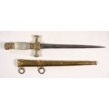A Napoleonic French dirk:,