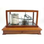 A mahogany cased barograph by Casella,