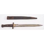 An Edwardian 1888 MK II pattern bayonet:,