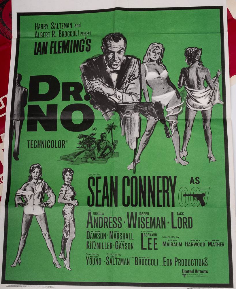 A British Double Crown poster for the 198 re-release of 'Dr No' (1962): artwork after Mitchell - Image 3 of 3