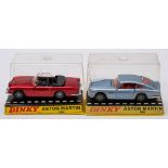 Two boxed Dinky Aston Martins: 153 Aston Martin DB6,