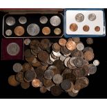 A collection of various silver,