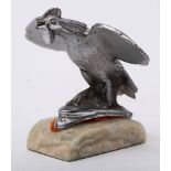 A 1930s Singer Bantam Art Deco car mascot:, in the form of a stylized Bantam,