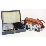 A Revere camera Company 'Revere Stereo 33' stereoscopic camera: with twin 35mm f/3.