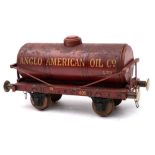 Cartette or similar gauge 1 Anglo-American Oil Co Ltd four wheeled tank wagon:.