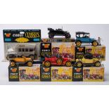 Corgi Original Classics a boxed group of six : 9012 and 9013 Model T, 9010 1910 Daimler 1910,