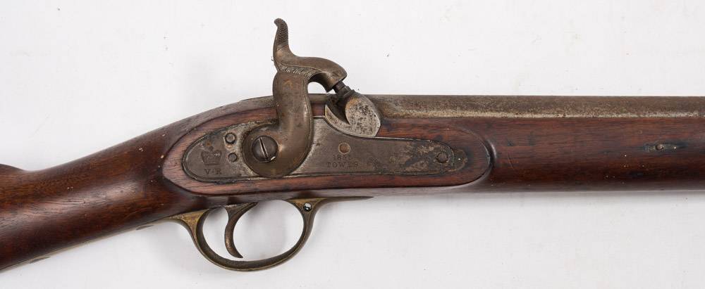 A Victorian percussion cap carbine by Tower, London:, - Image 2 of 2