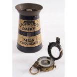 A WWI Period Ministry of Defence issue MKII prismatic compass:,