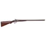 A 12-bore rotary underlever side by side hammer shotgun by Blissett & Son: No 8960,