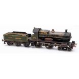 Bassett-Lowke Gauge 1 4-4-0 Live Steam Locomotive and Tender Great Western 'County of