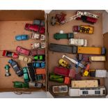 A collection of Dinky playworn vehicles: including three Foden lorries,