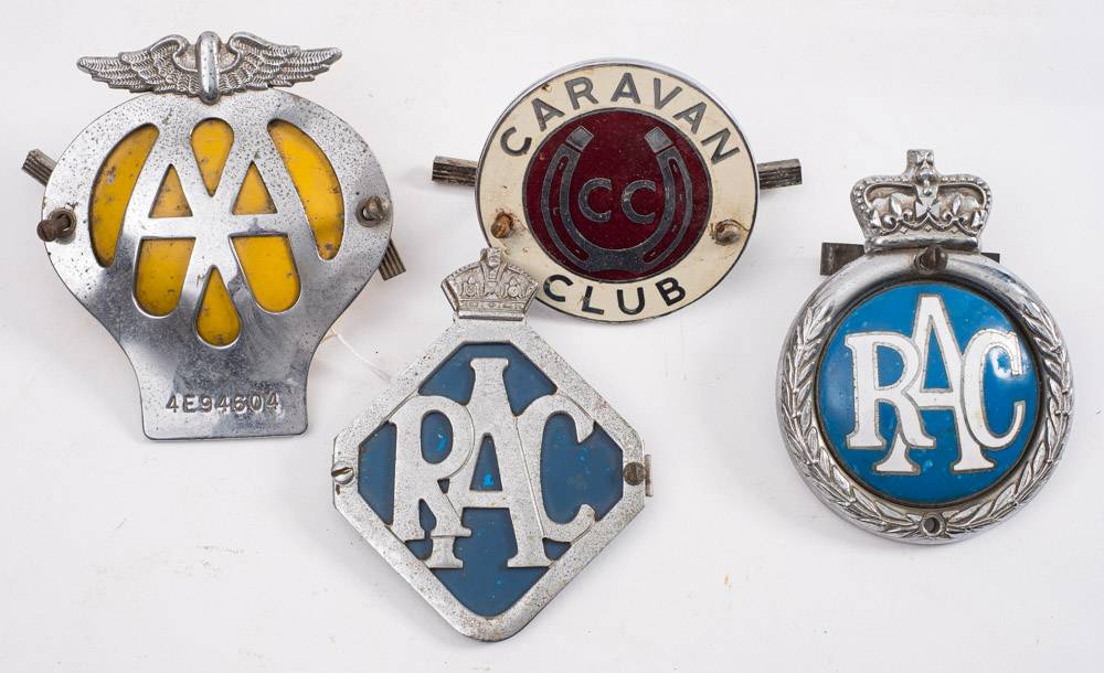 An RAC 1953 Special Coronation issue full member badge: ,