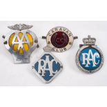 An RAC 1953 Special Coronation issue full member badge: ,