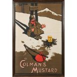 A late 19th century Coleman's Mustard 'To Klondike' advertising poster after John Hassall