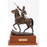 A Franklin Mint bronze equestrian figure 'Spirit Of Confederacy' by Jim Ponter,