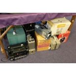 A group of 9 various 8mm and 16mm cine projectors: including a Bell & Howell TQIII Specialist