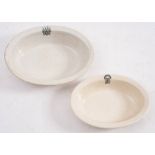 Two early 20th century P&O oval Ironstone serving dishes by Ashworth Brothers:,