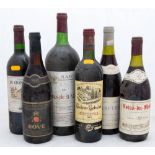 A Magnum Cotes de St Mont 1984 VDQS Plaidmont:, a bottle of Ch Du Grand Punch ,