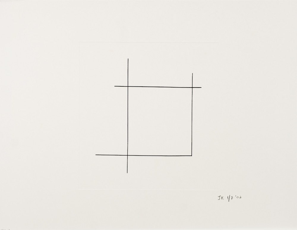 * Justin Knowles [1935-2004]- S.109.01, linear form,:- initialled, numbered and dated J.K. - Image 3 of 6